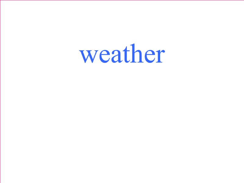 weather